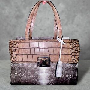 Guess Faux Croc and Snake Skin Purse - NEW without tags